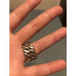 Buddha to Buddha Chain Ring maat 52