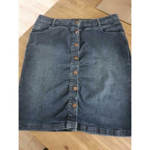 Miss Etam medium spijkerrok stretch 44, 46 kan ook