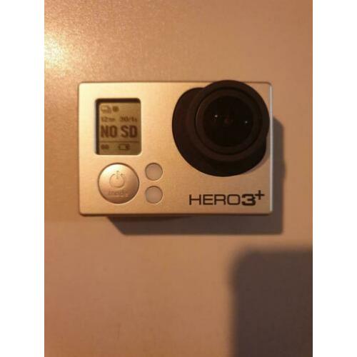 Gopro Hero 3+ met veel toebehoren.