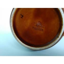 Vintage 70 theepot keramiek in bruin