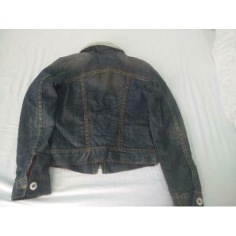 Replay spijker jeans denim jas jack, maat 176