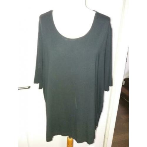 Ulla Popken selection zwart basic shirt maat 54/56