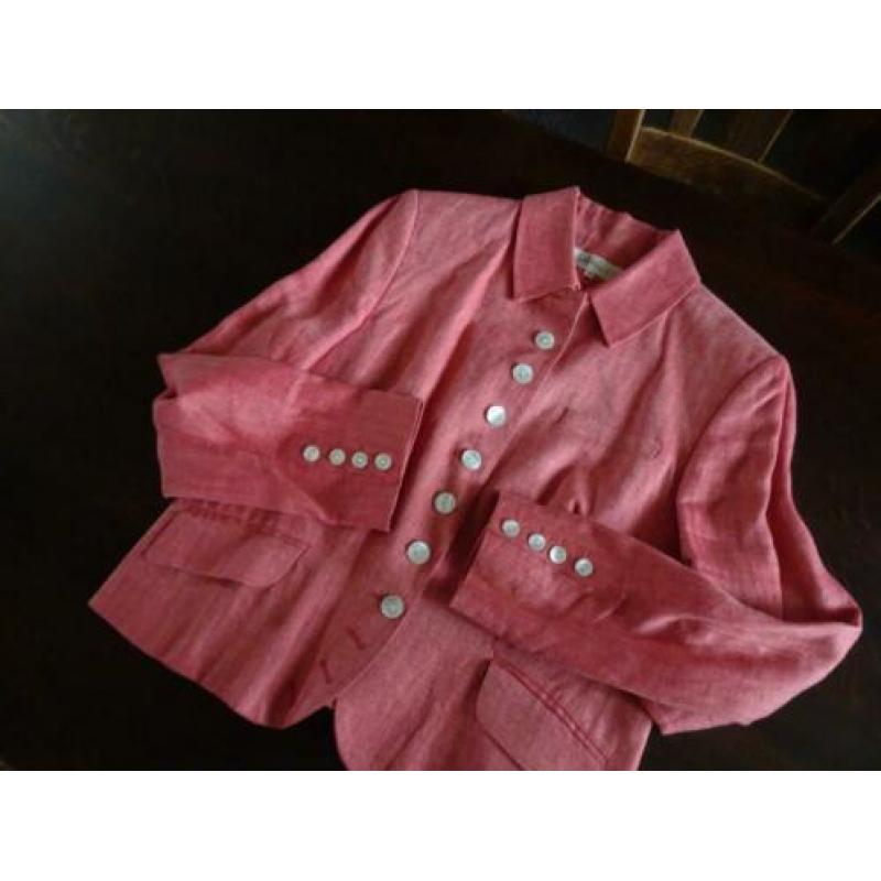 JOSEPHINE & Co. Oranje/rode linnen blazer