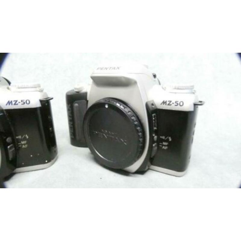 Pentax MZ 50 Spiegelreflex, beide met bodycap. 2 stuks. De