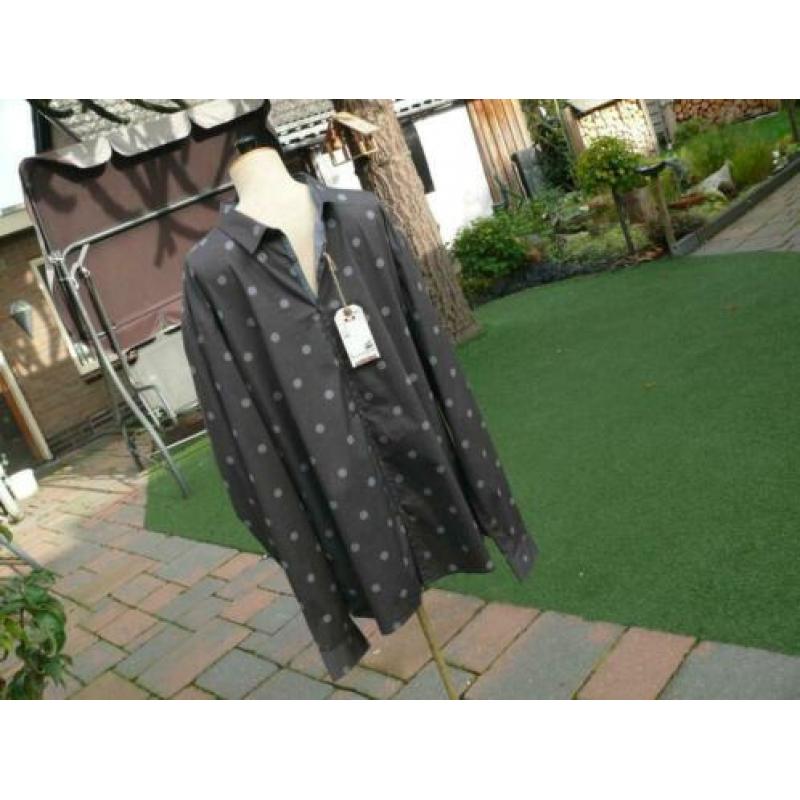 grijze NO EXCESS blouse/overhemd maat XXXL nieuw
