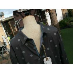 grijze NO EXCESS blouse/overhemd maat XXXL nieuw