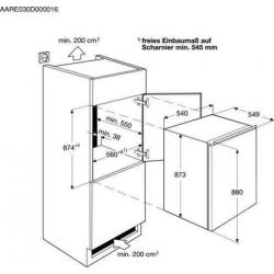 Zanussi inbouw koelkast ZBA15041SA van € 303 NU € 209