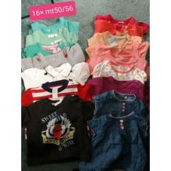 Te koop diverse baby kleding maat 56