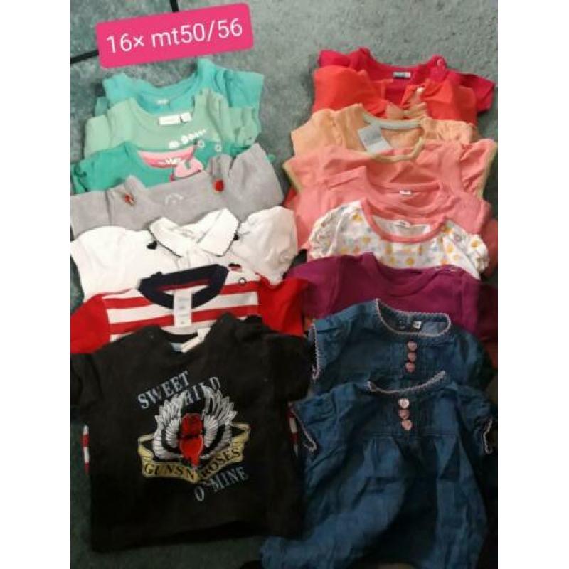 Te koop diverse baby kleding maat 56