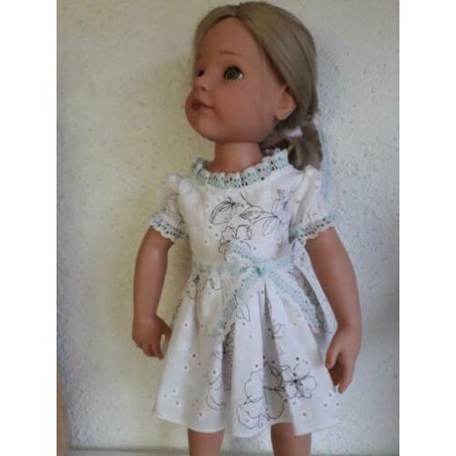 Kant jurkje voor American girl/gotz doll Hannah