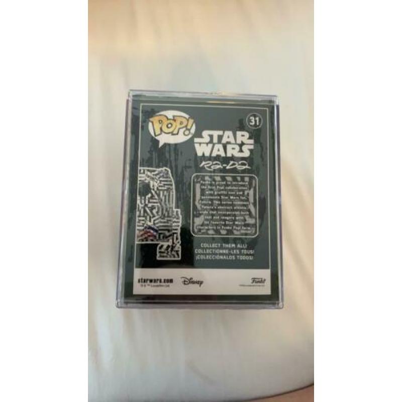 Funko Pop! Star Wars R2-D2 #31 Graffiti Futura Hard Stack