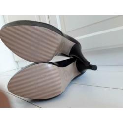 Fornarina zwarte leren pumps maat 39