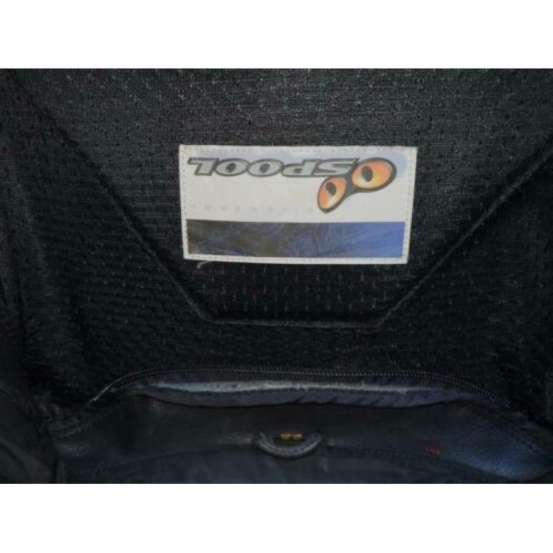 Leren motorjas (SPOOL) en motorbroek (Difi)