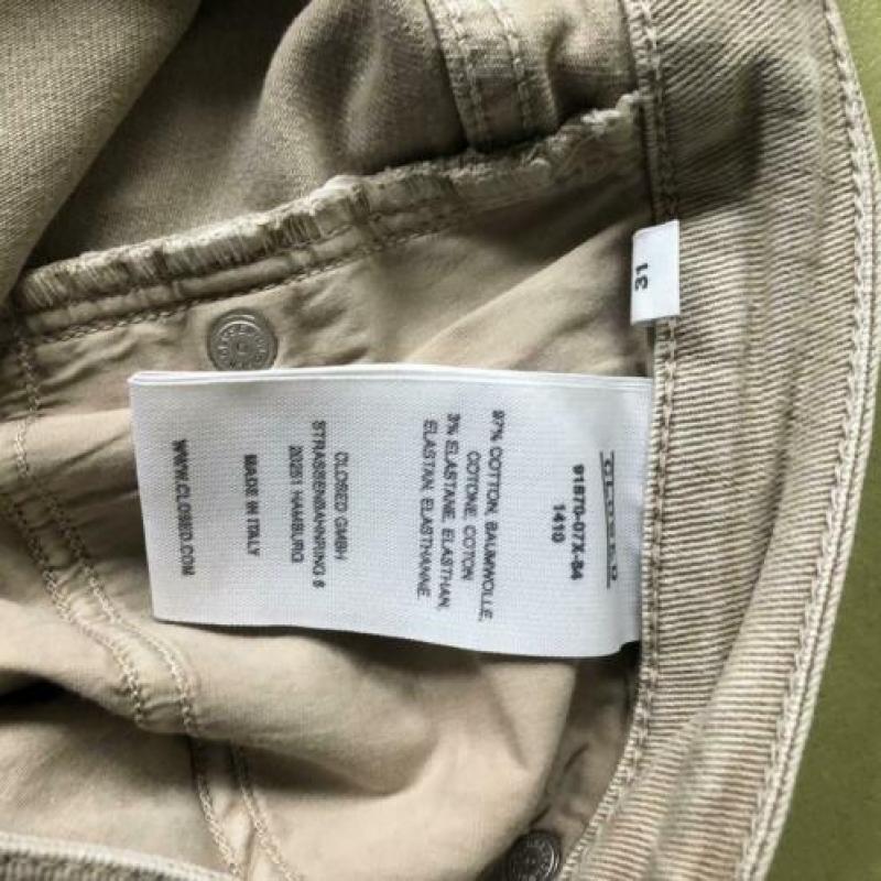 Closed broek katoen maat 31