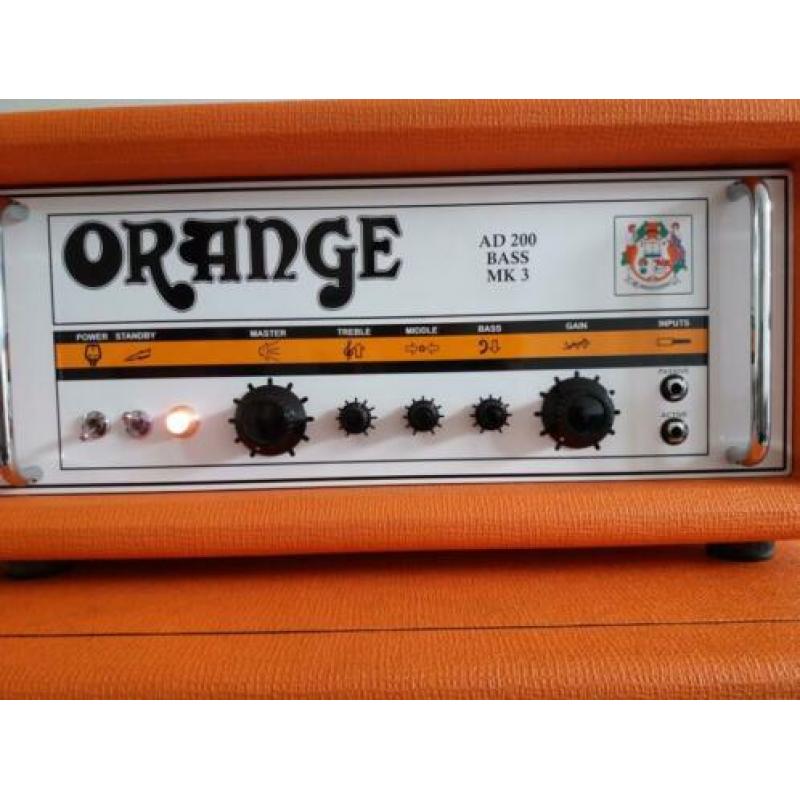 Orange AD200b mk3 half stack + cases