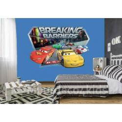 Cars fotobehang 3D-effect, Vlies fotobehang, *Muurdeco4kids