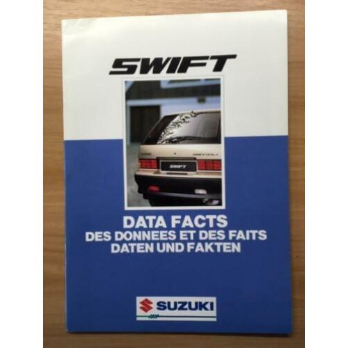 Autofolder/Brochure Suzuki Swift 1988 20 pagina's + Tech dat