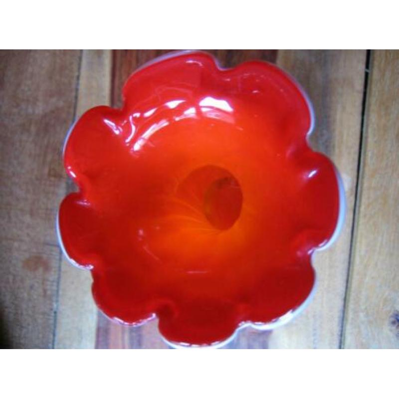 Vaasje glas bloemvorm