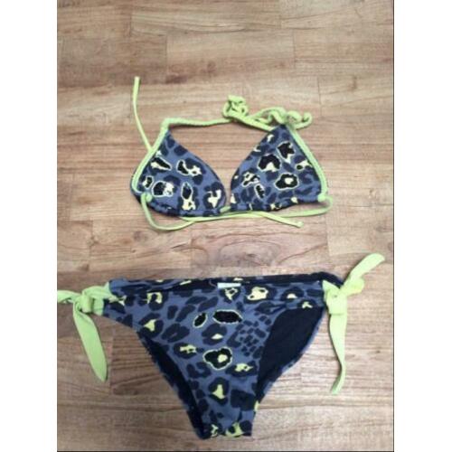 Mooie geel-grijze luipaard PHAX bikini maat XS/34!