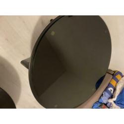 Salontafel van ikea inclussief glas