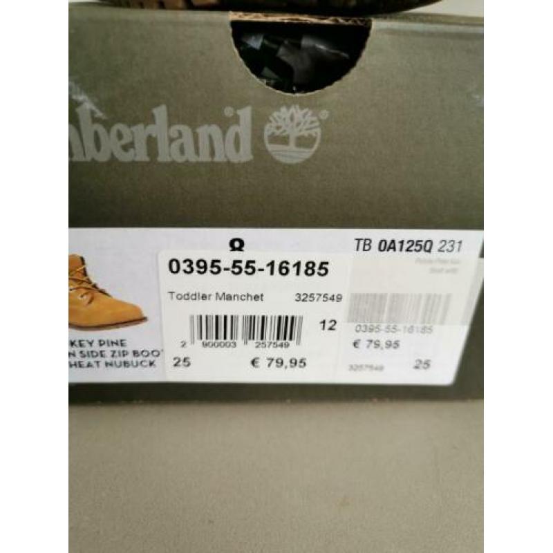 Timberland veter boots/schoenen maat 25