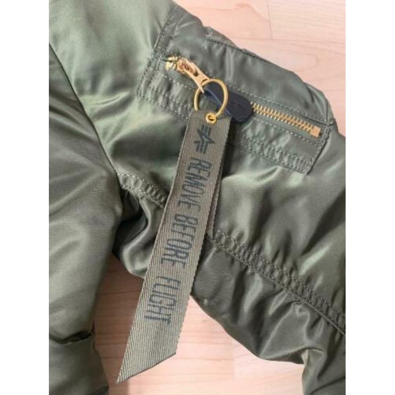 Alpha Industries - Groene bomberjack maat L