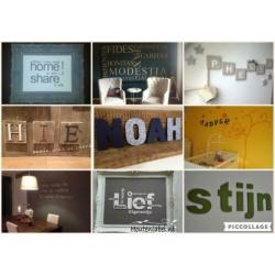 Houten & mdf letters