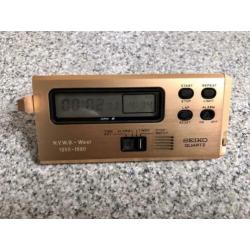 Vintage Seiko digitale klok/alarm/stopwatch/timer