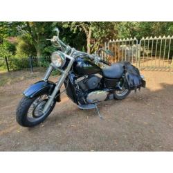 Kawasaki VN1500 chopper, Cobra open uitlaat, breed stuur,