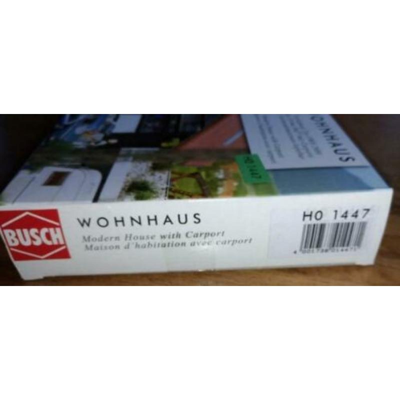 Busch 1447 (Huf Haus) + 1141 (Huf Haus intrieur) H0 1:87 Nw