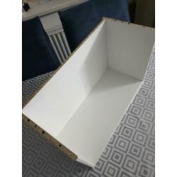 NIEUW Besta 2x Lade FRAME wit en 1 x laderail