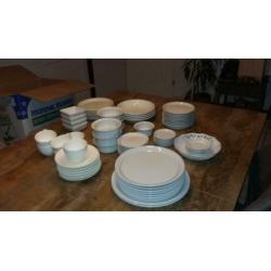 Wit ontbijt servies 4-6-8 personen