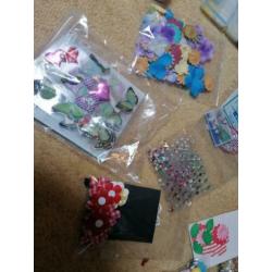 Groot pakket hobby artikelen, eyelets, kralen, plak diamant