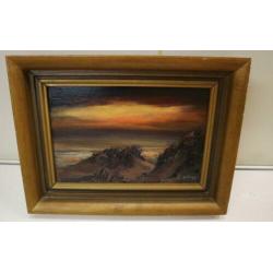 Robert Frenay, zonsondergang Wenduine