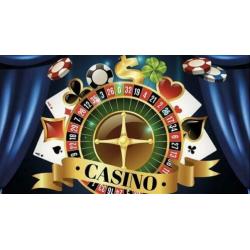 Casinofeest casino decoratie