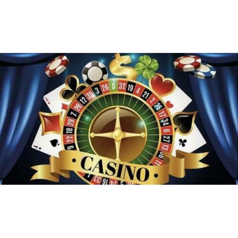 Casinofeest casino decoratie