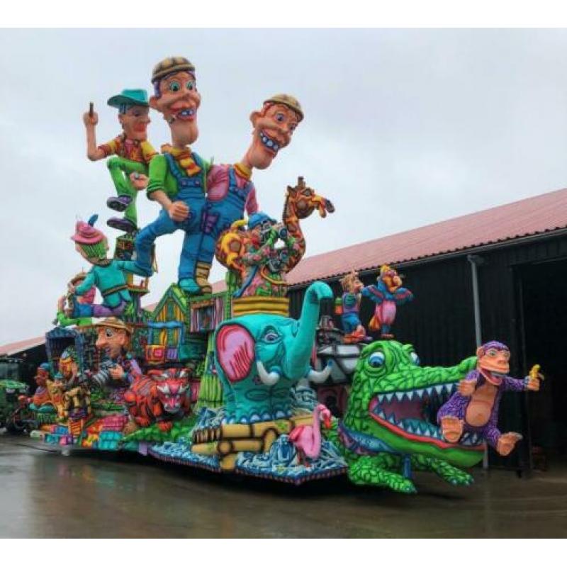 Carnavalswagen Jungle te koop