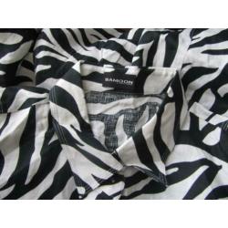 Samoon by Gerry Weber 100% linnen blouse jasje, maat 46
