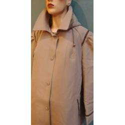 Vintage trenchcoat (80s/90s) met subtiele pofmouw ( MT M)