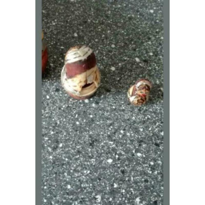 Houten pop matroesjka poppen