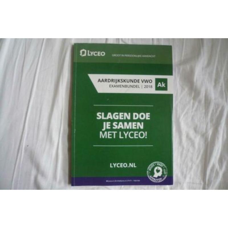 Examenbundels, Samengevat, Lyceobundel Aardrijkskunde VWO