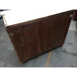 Antieke 4 delige keukenkast/woonkamer kast, wit vintage