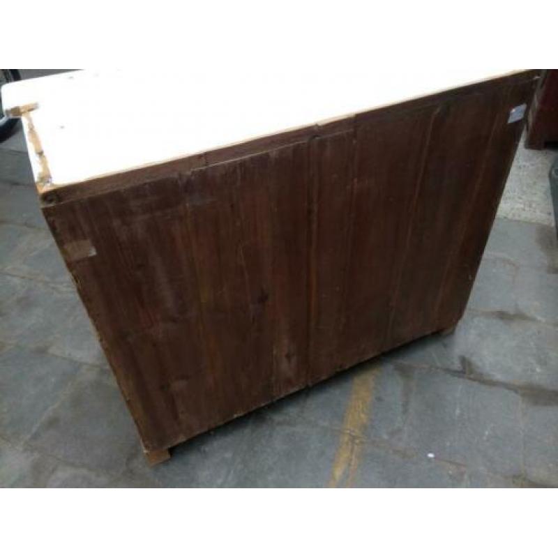 Antieke 4 delige keukenkast/woonkamer kast, wit vintage