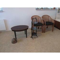 MANOU rotan stoel - eetkamer stoel - bureau stoel