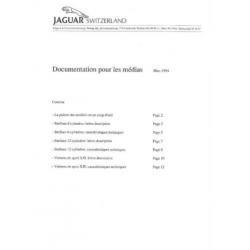 Persmap: Jaguar doumentation pour les medias mars 1994