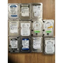 Sata schijven 500gb en 1tb
