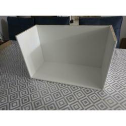 NIEUW Besta 2x Lade FRAME wit en 1 x laderail