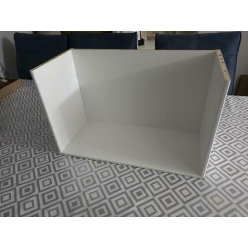 NIEUW Besta 2x Lade FRAME wit en 1 x laderail