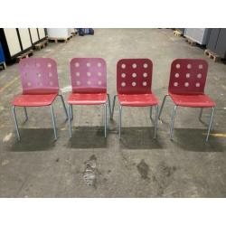 4 stoelen design stoelen €25 voor alle 4 koopje! Moet weg!
