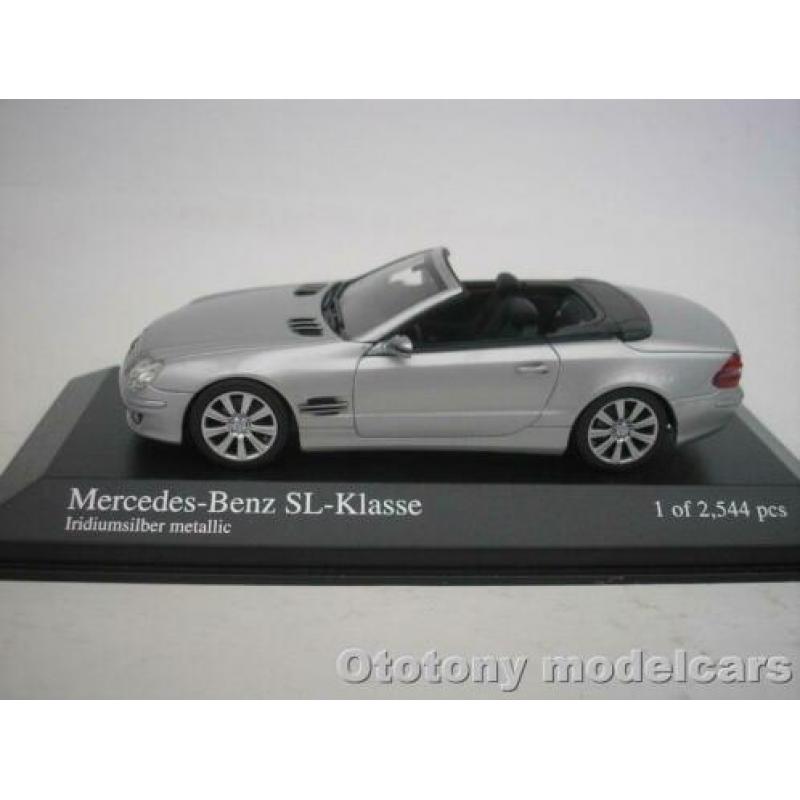 Mercedes SL- Class 2007 Silver Metallic 1/43 Minchamps